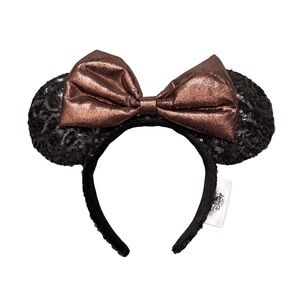 Belle Bronze Bow Minnie Mouse Ears Headband